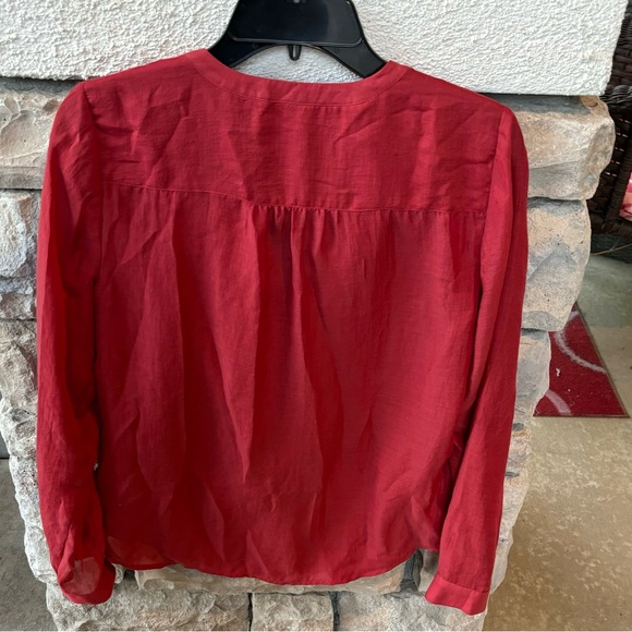 LOFT top women silk blouse size S - Picture 3 of 5